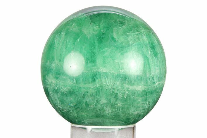 Polished Green Fluorite Sphere - China #285083